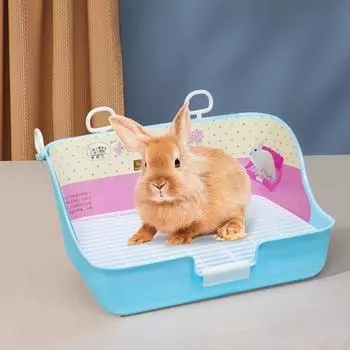 Мелкие домашние животные хомяк кролик туалет горшок тренажер фиксируемая клетка лоток для мелких животных аксессуары для хомяков аксессуары для кроликов питомец жёлтый