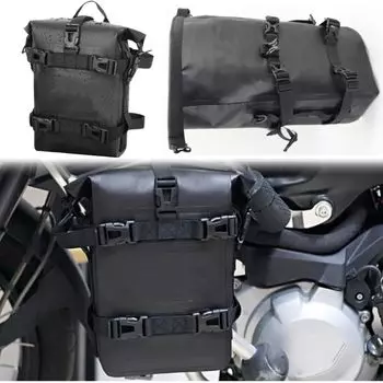 Mellbo Bike Side Bag Bicycle Completely Waterproof Touring Bag 5L Roll Top Type for Bicycles and Motorcycles