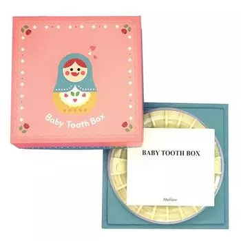 Mellow My Baby Tooth Box Детский ящик для хранения, корейские детские товары