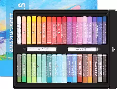 Мелок PURAIMA Crayon 36 цветов Яркие цвета и ощущение гладкости при рисовании! Детский