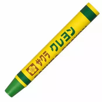 Мелок Sakura Crayon зеленый 10 шт. LY Rose #29-10P