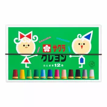 Мелок Sakura Craypas 12 цветов LY12R