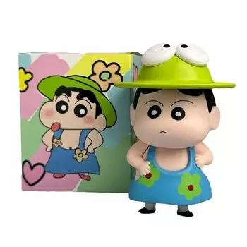 мелок синчан украшения фигурка ПВХ 12 см милый модный популярный цветной пластиковый модель подарок кукла фигурки мальчик девочки игрушки подарки на день рождения