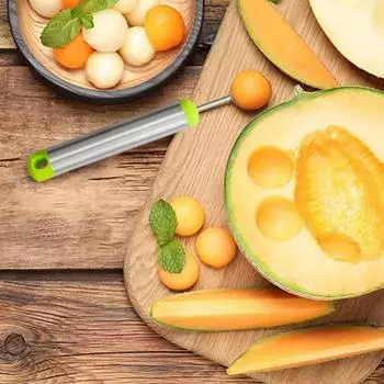 Melon Baller Совок для льда для дынь и десертов Многофункциональный кухонный инструмент One Size