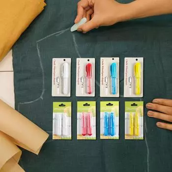 Меловое колесо в форме ручки, стираемый мел для ткани, портновский мел, швейный мел, маркер для ткани, инструмент для творчества по коже C
