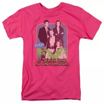 Melrose Place No One Is Innocent TV ярко-розовая футболка унисекс S