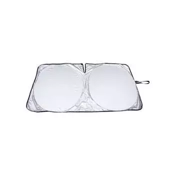 Meltec Car Sun Shade Blackout Magical Shade for Front L Size Light Blocking Rate 99% & UV Protection Compact Storage Storage Bag Included Compatible w