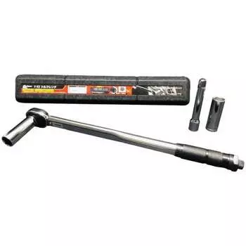 Meltec Car Tire Replacement Tool Torque Wrench (with Setting Scale) Meltec Compatible with Aluminum Wheels, Thin Long Socket 19/21mm, Blow Case & Exte