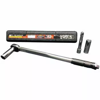 Инструмент для замены автомобильных шин Meltec Установка динамометрического ключа Meltec Совместим с алюминиевой тонкой длинной головкой Выдувной кейс Включен удлинитель (с масштабом) серый