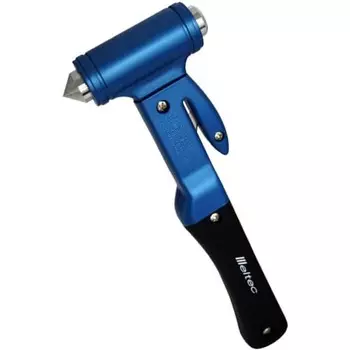 Meltec FT-16 Car Rescue Hammer with Seatbelt Cutter for Emergency Evacuation Meltec Glass Breaking, Water Submergence, Accidents, etc.
