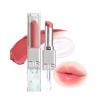 MELTING GLOW DUAL LIP Melting Glow Dual Lip PEARL BALM [TIRTIR] [TIRTIR] (04 ROSY, 1.5g+PLUMPER 1.5g)