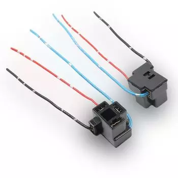 Meltryllis 2 шт. H4 Патрон фары Разъем лампы Штекер Жгут проводов Разъем провода Адаптер патрона