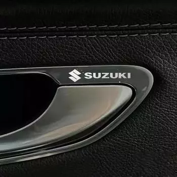 Meltryllis Fit Suzuki Car Sticker Decal Set of 10 Metal Decoration Stickers Heat Resistant