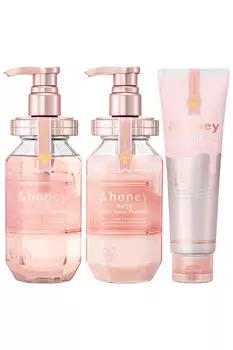 Melty Moist Repair set Set & honey 3-piece [Шампунь/Лечение/Набор для волос] | Шампунь/Кондиционер