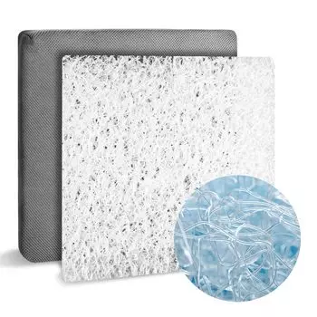 Melvint Seat Высокий стульчик для лета поставляется с No No Butt Disperses Body для домашнего использования подушки, не душная подушка, дышащая, упругая, сиденье, использование, серый