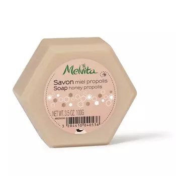 Melvita Био-мыло Прополис Медовое мыло 100 г Мыло для тела Органическое мыло для тела Ivory Honey 1 шт слоновая кость