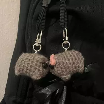 Мем грустный хомяк плюшевая игрушка грустный хомяк брелок для ключей кольцо для аксессуаров сумка забавный кулон брелок ювелирные изделия фанаты подарки as the picture