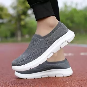 Mem Loafer Брендовые кроссовки Мужская обувь Chsussures Vulcanize Shoes Детская летняя мужская обувь Skor Tennis Confort Mem Net Walker 35 темно-синий