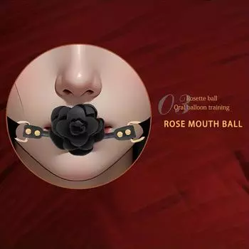 MEMIO 1 комплект для игр для взрослых, БДСМ, кляп для рта, наручники, пояс, бондаж SM, силиконовая роза, заглушка для рта, наручники и манжеты на щиколотке, ограничивающие M One Size Fits All