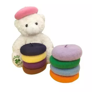 Мемориальная шерстяная шляпа, 1 шт., шляпа для домашних животных, красочный берет для собак, роскошный декоративный головной убор для домашних животных оранжевый