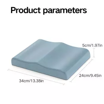 Memory Cotton Seat Cushion Home Office Chair Seat Cushion Student Butt Cushion Slow Rebound Chair Seat Cushion Core 34X24X5cm серый