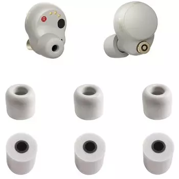 Memory Foam Eartips for SONY Urethane Noise Canceling Earpieces for LinkBuds S for for Memory Foam Eartips Fit in the Case Sound Isolation Fit