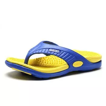 Men 2025 Summer Beach Non-slip Soft Slippers Mens Bathroom Home Flip Flops Male Sandals Outdoor Breathable Slippers Size 40-47 40