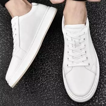 Men All-match Breathable Mens Sneakers Male Comfortable Walking Shoe New Arrival Skate Shoes Brand Antiskid Men Vulcanize Shoes 38 чёрный