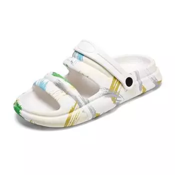 Men and women s new soft sole casual sandals thick sole fashion design comfortable home outdoor beach shoes summer new products 36-37