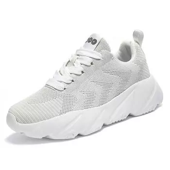 Мужская и женская новая толстая подошва, дышащая, удобная, модная, повседневная, спортивная обувь, большой размер, прогулочная обувь для пары 35