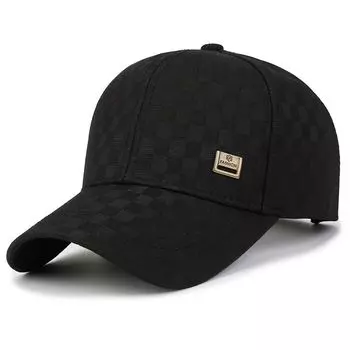 Men Baseball Hat Men s K-style Tide All-Matching Sun Hat Autumn Outdoor New Arrival Men s Peaked Cap Sun Hat Black Adjustable