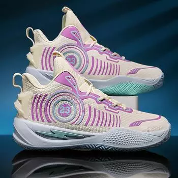 Men Basketball Shoes Field Training Train Athletes Basketball Boots Women Brand Comfortable CushionBreathable Sports Sneakers 35