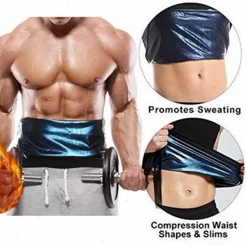 Men Belly Wrap Tear-resistant Male Beer Belly Stomach Wrap Sweat Band Soft Cozy Men Waist Slimming Belt Fitness Supplies S