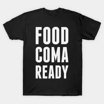 Men Black Print T-shirt Super Large TShirt food-coma-ready No-Cut Transfer Paper Print Cotton Tshirt S чёрный