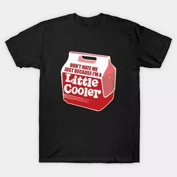 Men Black Print T-shirt Super Large TShirt Don t hate me just because I m a little cooler No-Cut Transfer Paper Print Cotton Tshirt XL чёрный