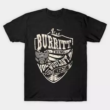 Men Black Print T-shirt Super Large TShirt its-a-burritt-thing No Cut Transfer Paper Print Cotton Tshirt 5XL чёрный