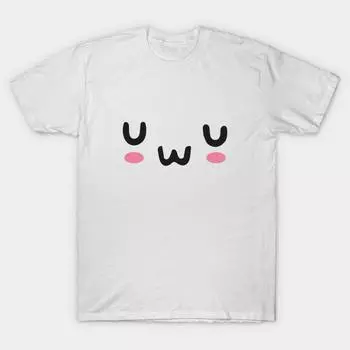 Men Black Print T-shirt Super Large TShirtUwU No-Cut Transfer Paper Print Cotton Tshirt 3XL белый