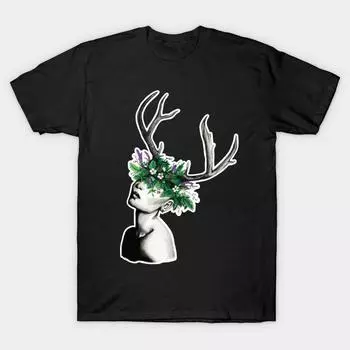 Men Black Print T-shirt Super Large TShirt sprout-imagination No Cut Transfer Paper Print Cotton Tshirt XL чёрный