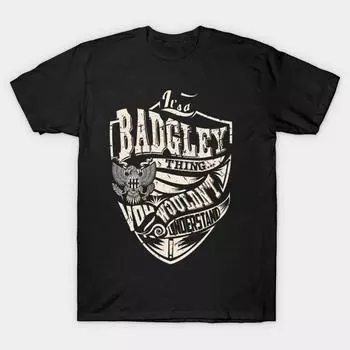 Men Black Print T-shirt Super Large TShirt its-a-badgley-thing No Cut Transfer Paper Print Cotton Tshirt XL чёрный
