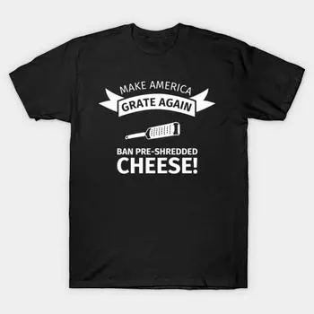 Men Black Print T-shirt Super Large TShirt make-america-grate-again No-Cut Transfer Paper Print Cotton Tshirt 5XL чёрный