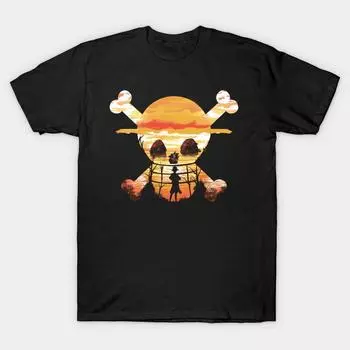 Men Black Print T-shirt Super Large TShirtStraw Hat Crew No-Cut Transfer Paper Print Cotton Tshirt S чёрный