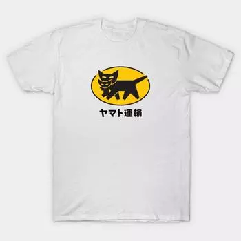 Men Black Print T-shirt Super Large TShirtyamato kitty No-Cut Transfer Paper Print Cotton Tshirt 4XL белый