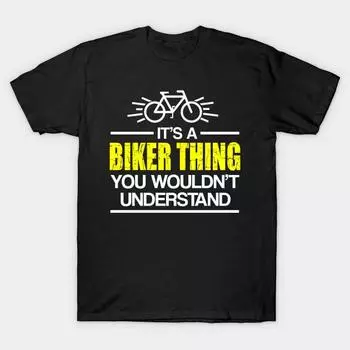 Men Black Print T-shirt Super Large TShirt its-a-biker-thing-you-wouldnt-understand No-Cut Transfer Paper Print Cotton Tshirt S чёрный