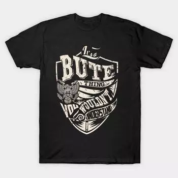 Men Black Print T-shirt Super Large TShirt its-a-bute-thing No Cut Transfer Paper Print Cotton Tshirt L чёрный