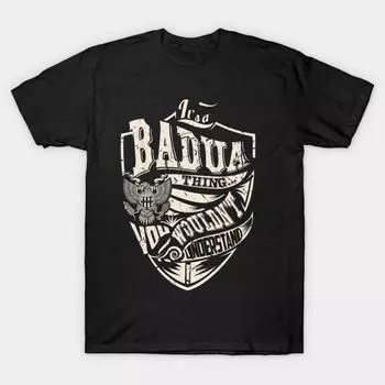 Men Black Print T-shirt Super Large TShirt its-a-badua-thing No Cut Transfer Paper Print Cotton Tshirt 4XL чёрный