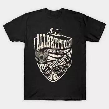 Men Black Print T-shirt Super Large TShirt its-an-allbritton-thing No Cut Transfer Paper Print Cotton Tshirt 5XL чёрный