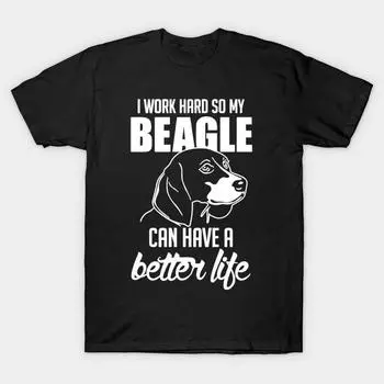 Men Black Print T-shirt Super Large TShirt my-beagle No-Cut Transfer Paper Print Cotton Tshirt 3XL чёрный