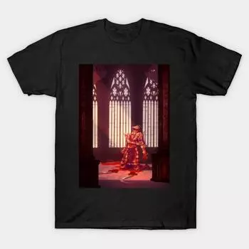 Men Black Print T-shirt Super Large TShirt embraced No-Cut Transfer Paper Print Cotton Tshirt S чёрный