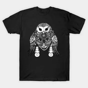 Men Black Print T-shirt Super Large TShirt bujo-brujo No-Cut Transfer Paper Print Cotton Tshirt M чёрный