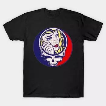 Men Black Print T-shirt Super Large TShirt stealie No-Cut Transfer Paper Print Cotton Tshirt S чёрный